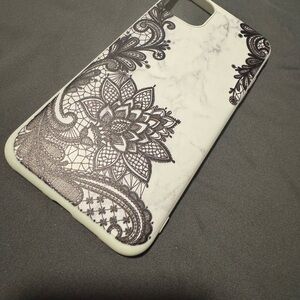 Elegant Black and White Floral Phone Case For an 11 Pro Max.
